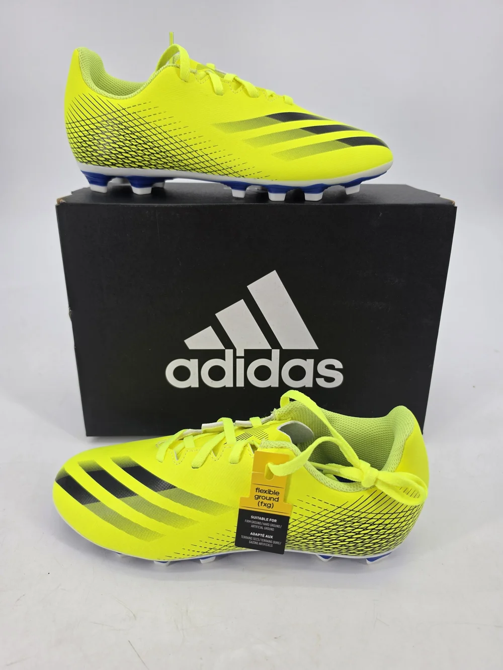 Adidas X Ghosted Neon Kids' 5 Soccer Cleats NEW